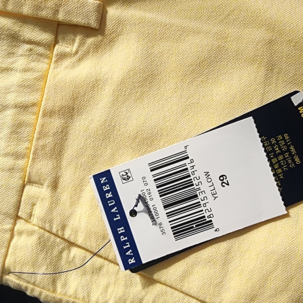 Ralph Lauren Lemon Yellow Chino Shorts